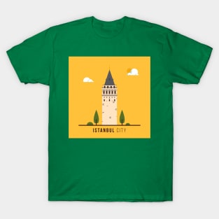 Istanbul city poster T-Shirt